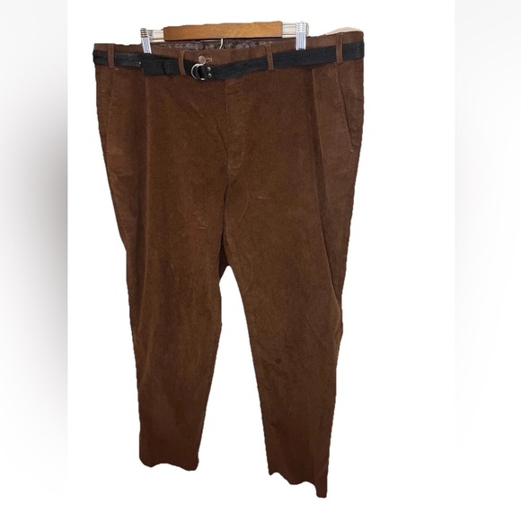 Lauren Ralph Lauren Black Label Men's Corduroy Dress Pants Size 42x32 Brown EUC - Picture 3 of 6